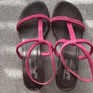 Donald J. Pliner Fuchsia Strappy Sandals